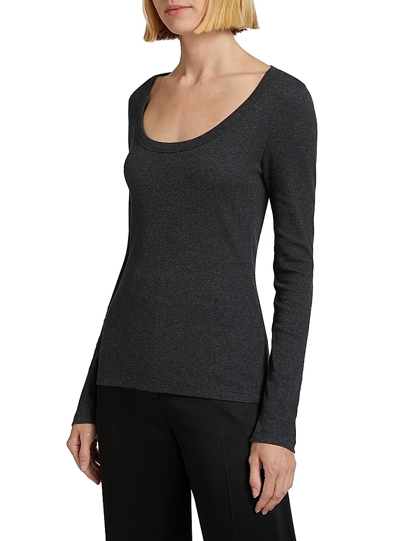 Classic Rib-Knit Top