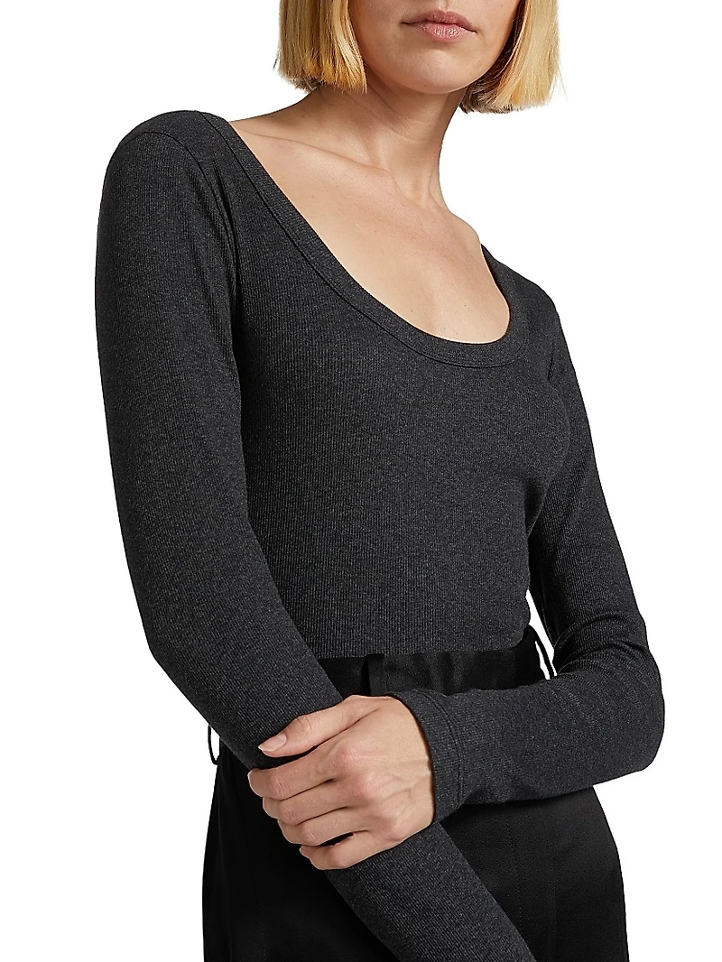 Classic Rib-Knit Top