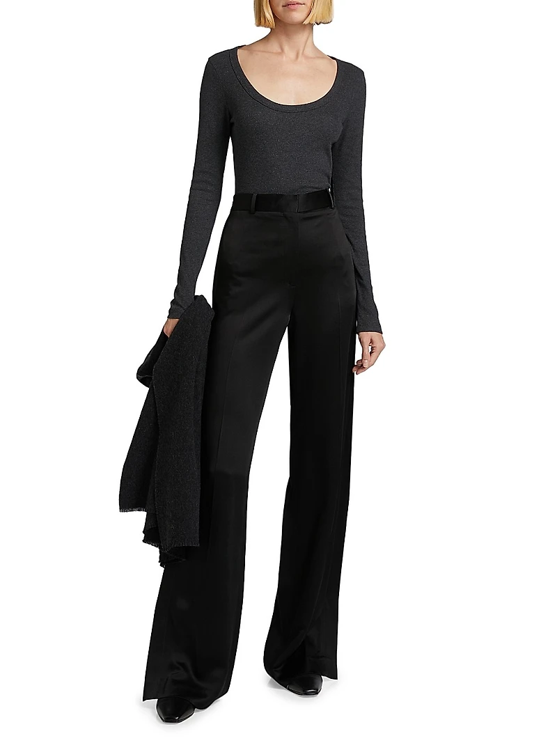 Classic Rib-Knit Top