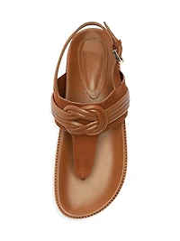 Vicky Nubuck Leather Sandals