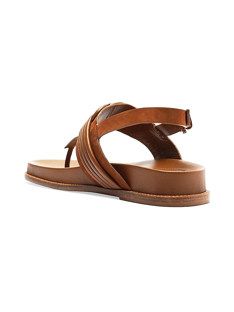 Vicky Nubuck Leather Sandals