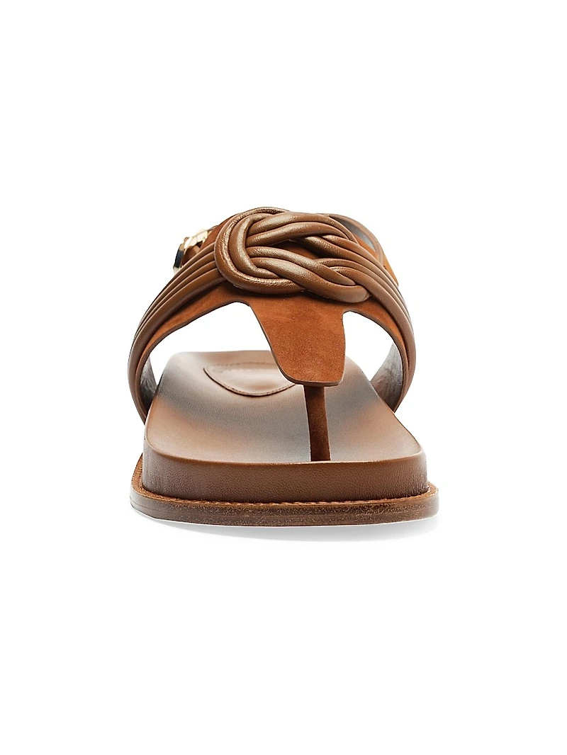 Vicky Nubuck Leather Sandals
