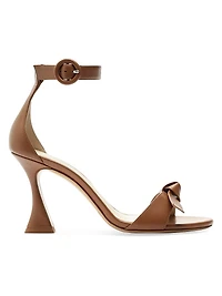 Clarita 85MM Buckle Leather Sandals