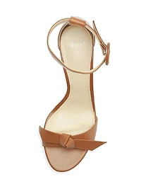 Clarita 85MM Buckle Leather Sandals