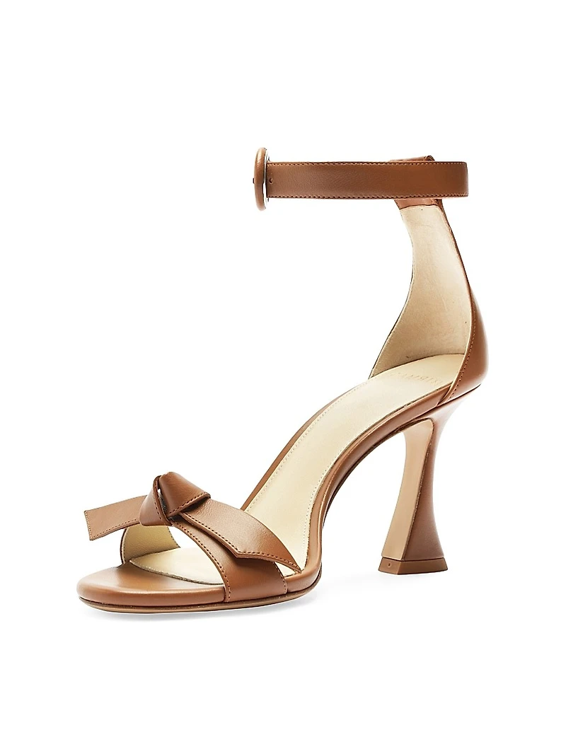 Clarita 85MM Buckle Leather Sandals