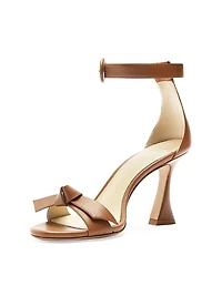 Clarita 85MM Buckle Leather Sandals