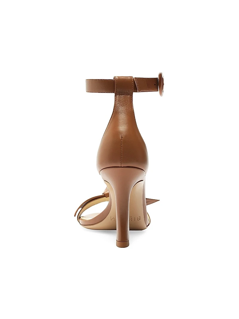 Clarita 85MM Buckle Leather Sandals