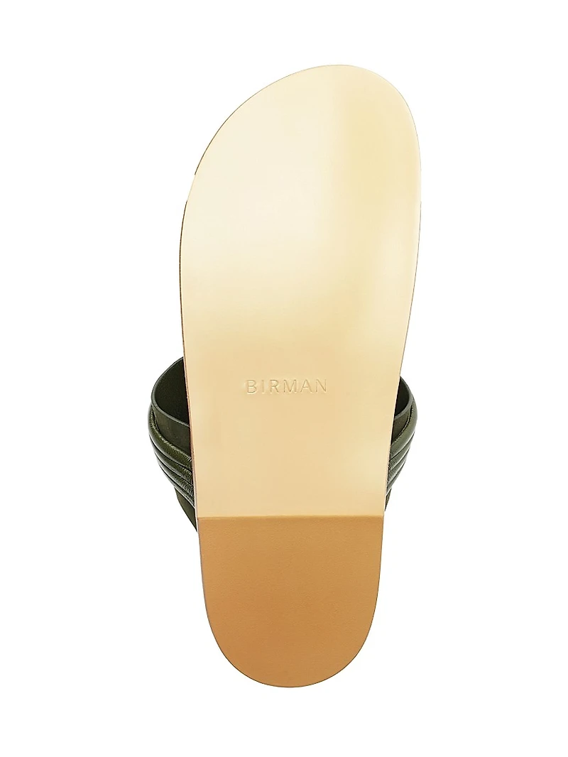 Vicky Leather T-Strap Sandals
