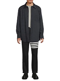 O Down-Filled Shirt Jacket