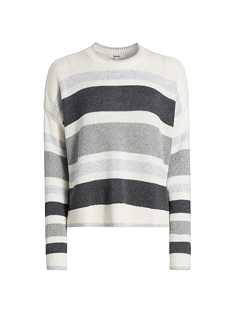 Maura Striped Wool-Blend Sweater