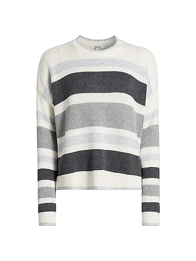 Maura Striped Wool-Blend Sweater