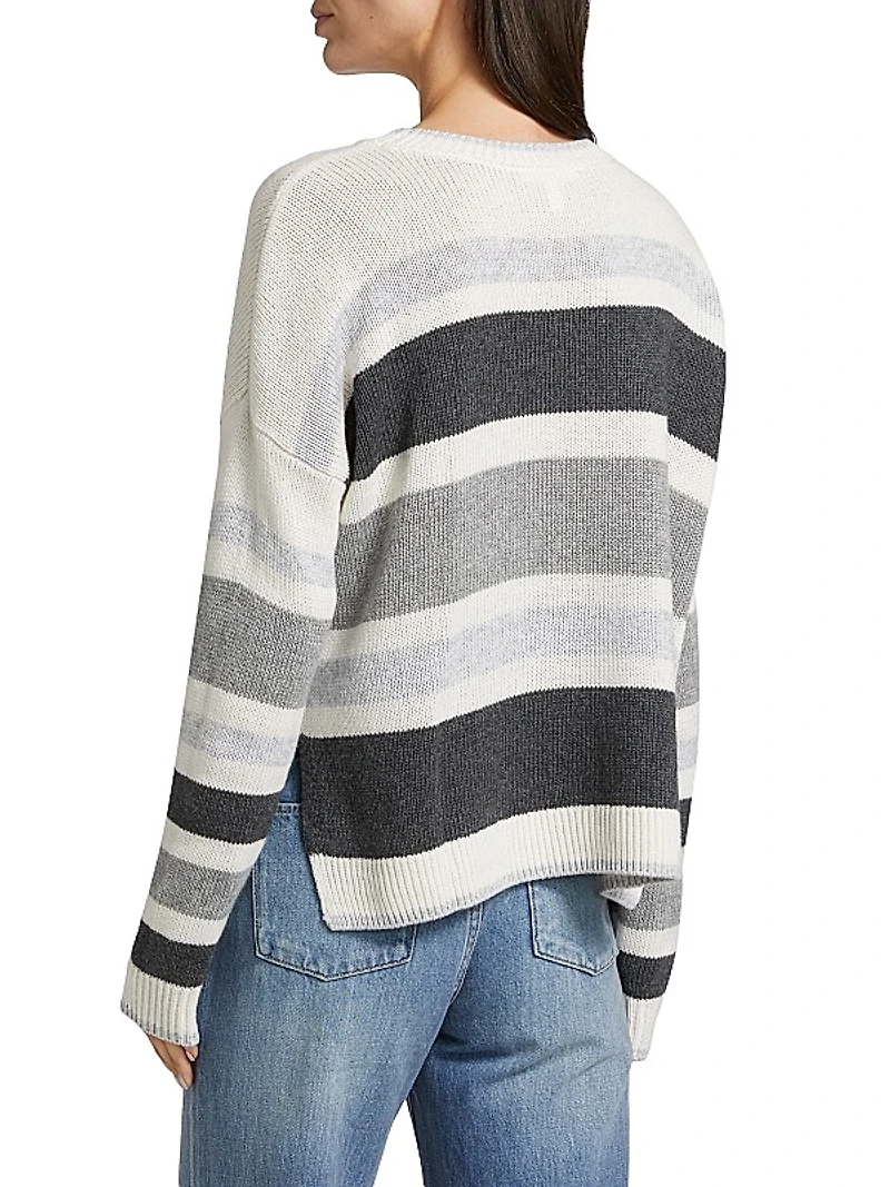 Maura Striped Wool-Blend Sweater