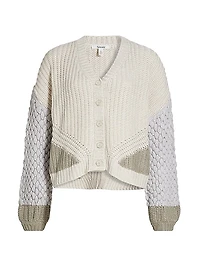 Margo Colorblock Knit Cardigan