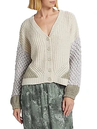Margo Colorblock Knit Cardigan