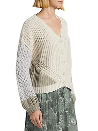 Margo Colorblock Knit Cardigan