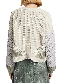 Margo Colorblock Knit Cardigan