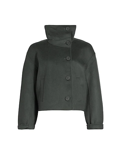 Zendaya Wool-Blend Crop Jacket