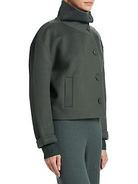 Zendaya Wool-Blend Crop Jacket