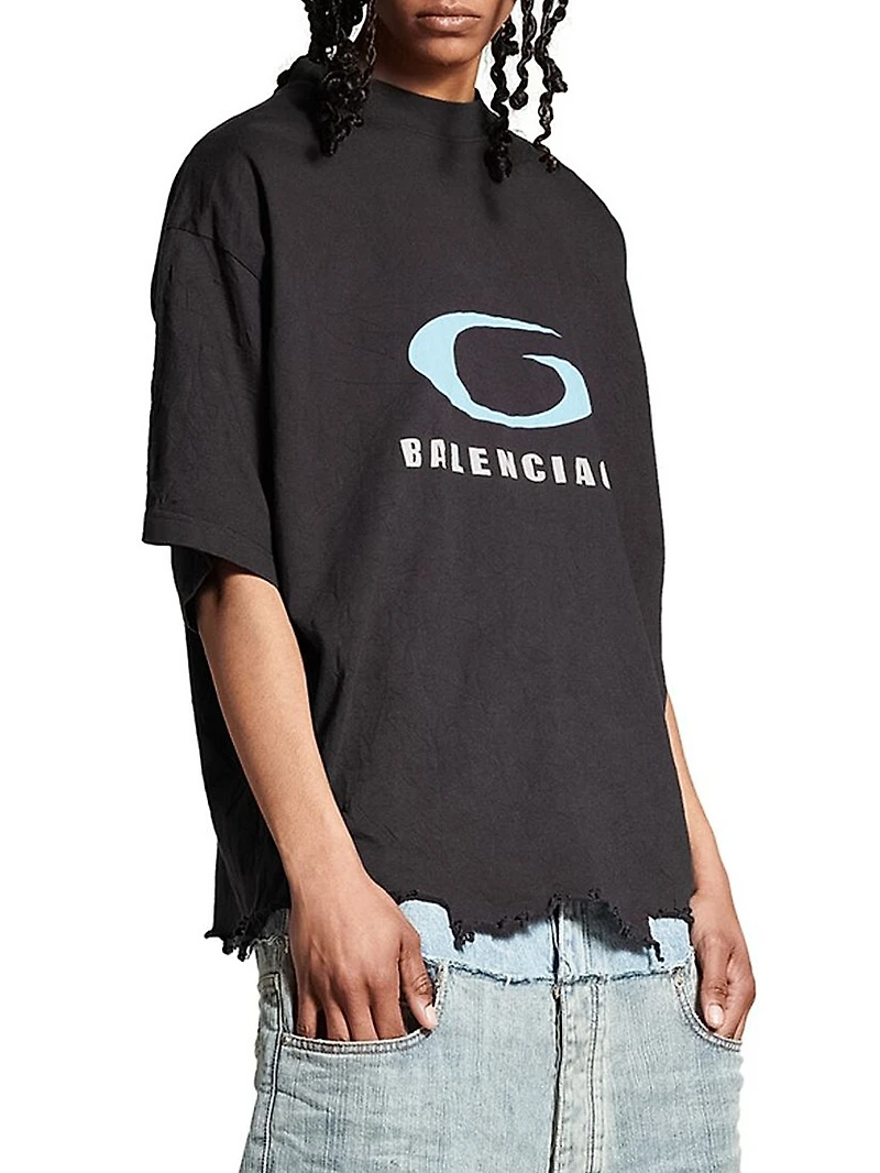 Loop Sports Icon Cropped T-Shirt