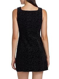 Mika Floral Velvet Minidress