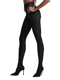 Fleece Lined Opaque Tights