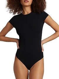 Butter Luxe Cap-Sleeve Bodysuit