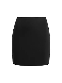 Neoprene Micro-Mini Skirt