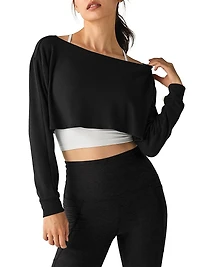 Duet Two-Way Convertible Long-Sleeve Shrug