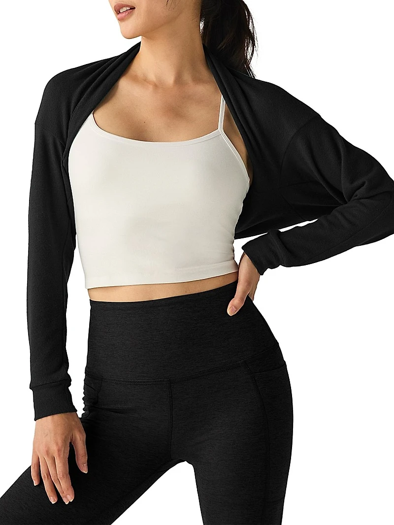 Duet Two-Way Convertible Long-Sleeve Shrug