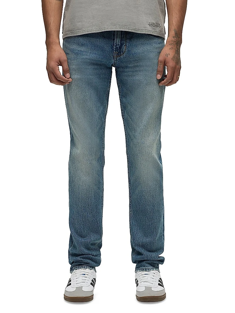 Blake Stretch Cotton Slim-Straight Jeans