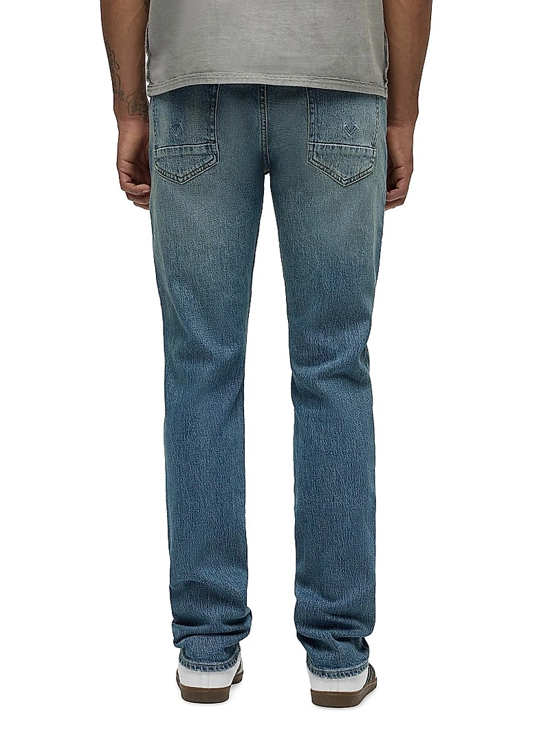 Blake Stretch Cotton Slim-Straight Jeans