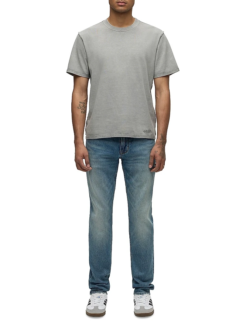 Blake Stretch Cotton Slim-Straight Jeans