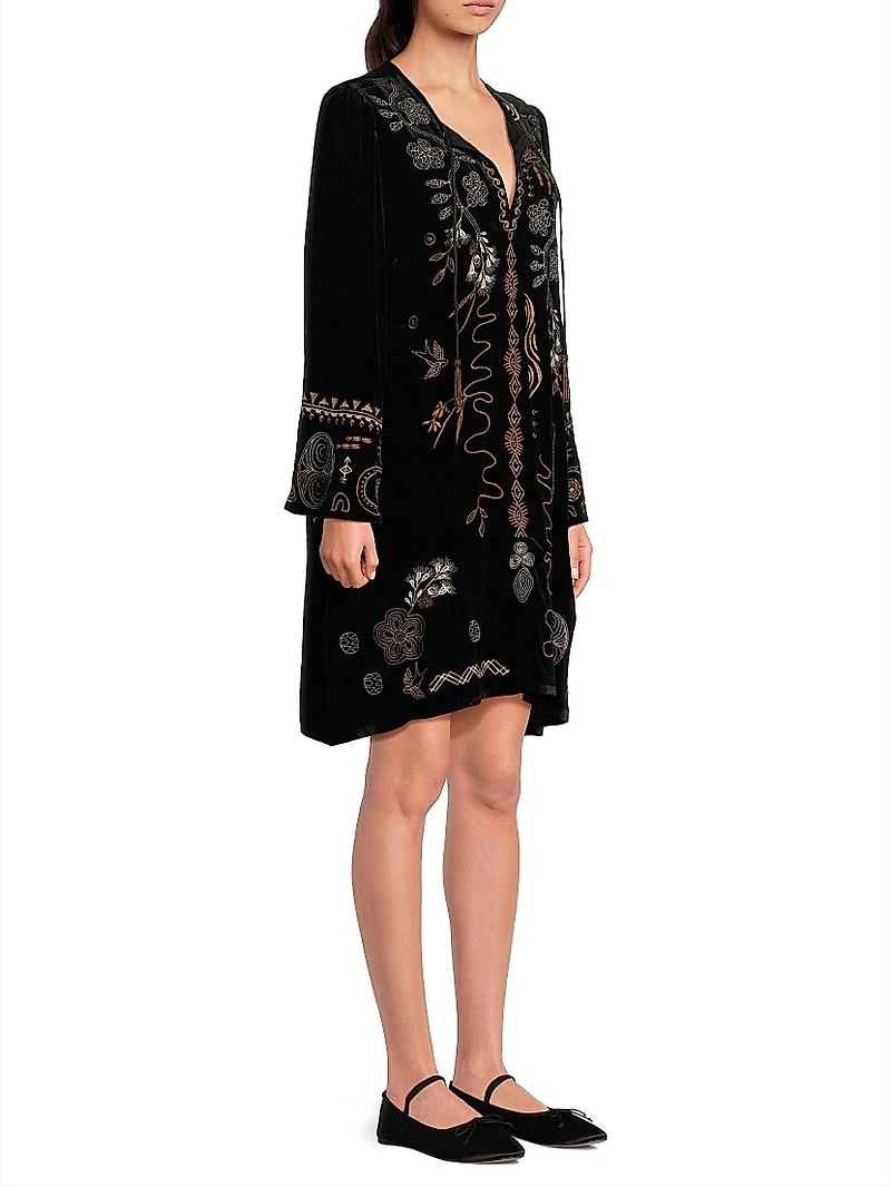 Jenai Embroidered Minidress