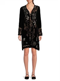 Jenai Embroidered Minidress