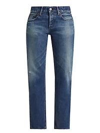 Ridgefield Straight Low-Rise Jeans