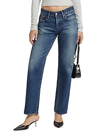 Ridgefield Straight Low-Rise Jeans