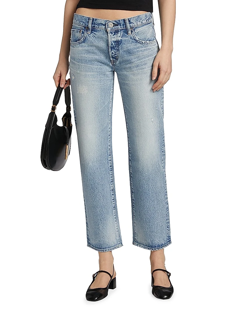 Aurantia Straight Low-Rise Jeans