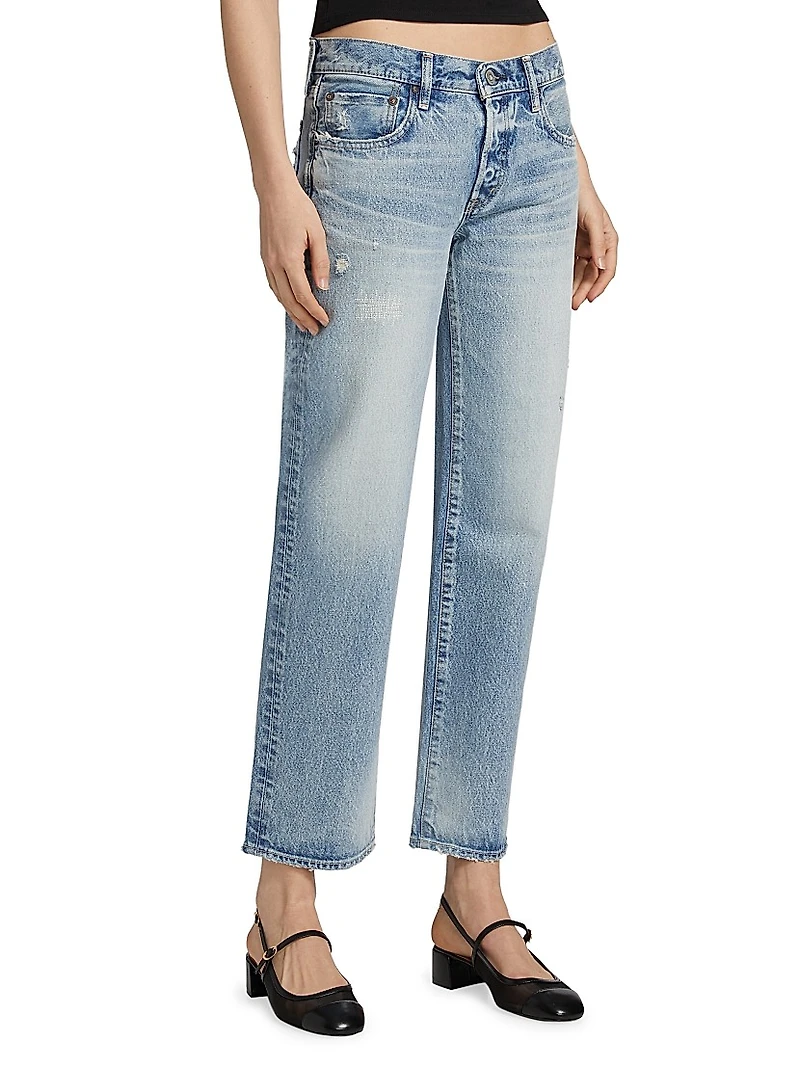 Aurantia Straight Low-Rise Jeans