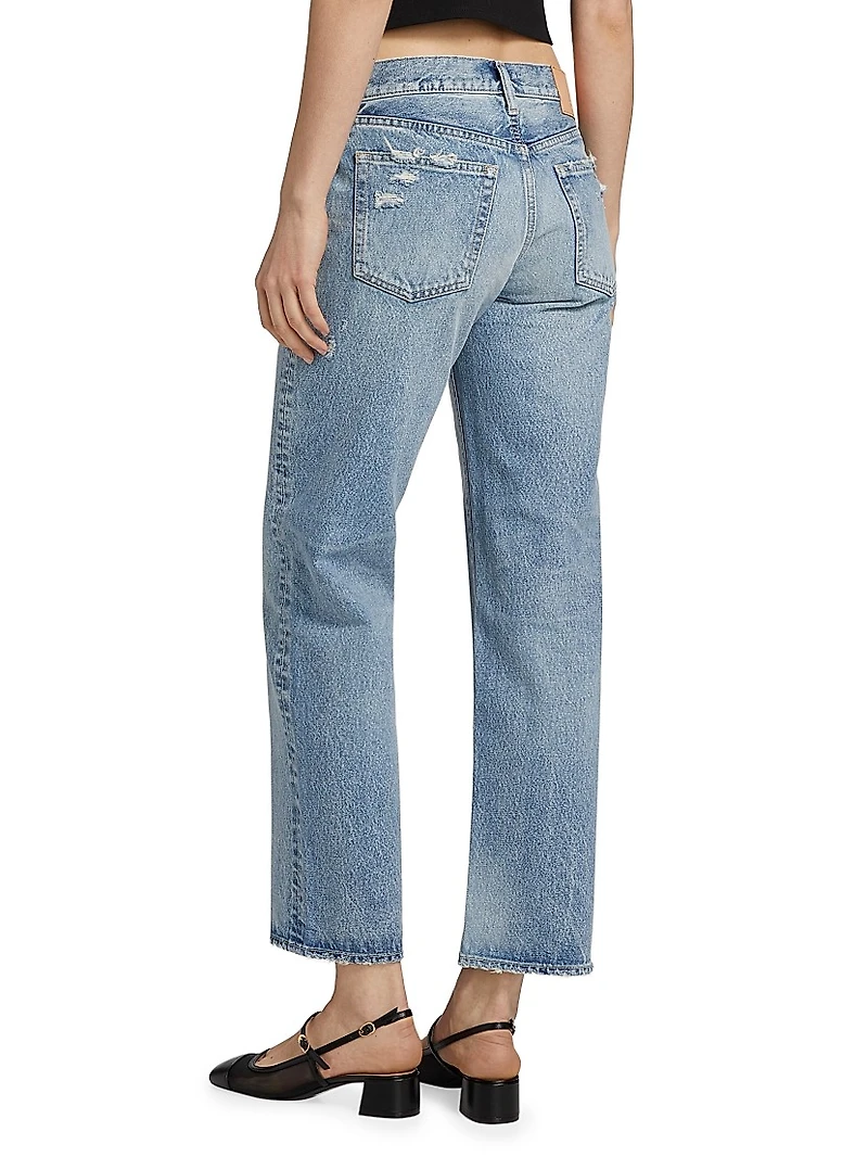 Aurantia Straight Low-Rise Jeans