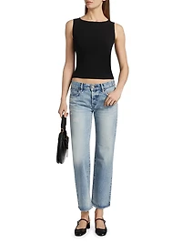 Aurantia Straight Low-Rise Jeans