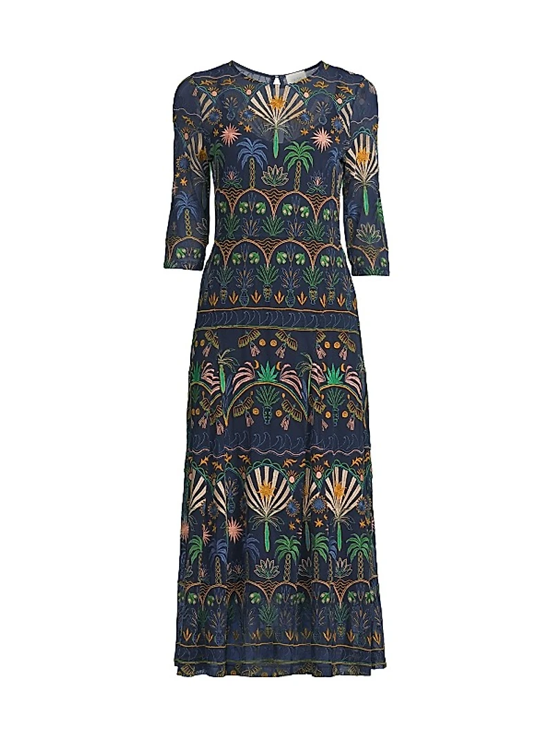 Nova Paneled Midi-Dress