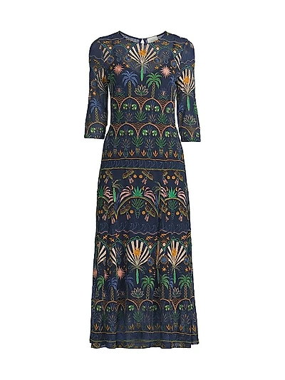 Nova Paneled Midi-Dress