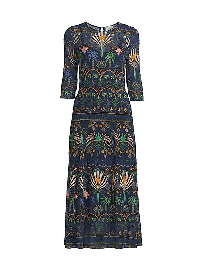 Nova Paneled Midi-Dress