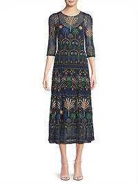 Nova Paneled Midi-Dress