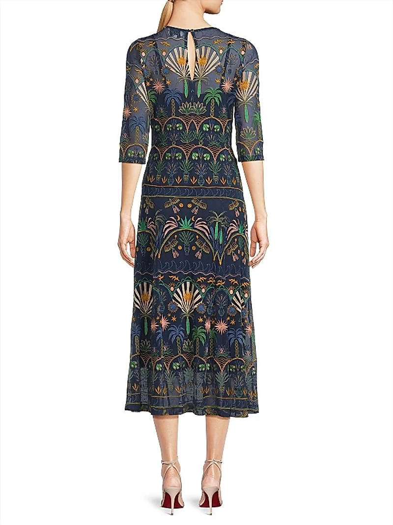 Nova Paneled Midi-Dress