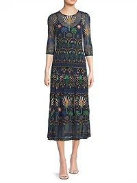 Nova Paneled Midi-Dress
