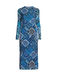 Lolia Mesh Midi-Dress