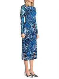 Lolia Mesh Midi-Dress