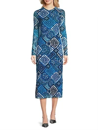 Lolia Mesh Midi-Dress