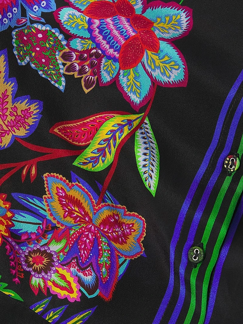 Pujha Edgelong Silk Tunic